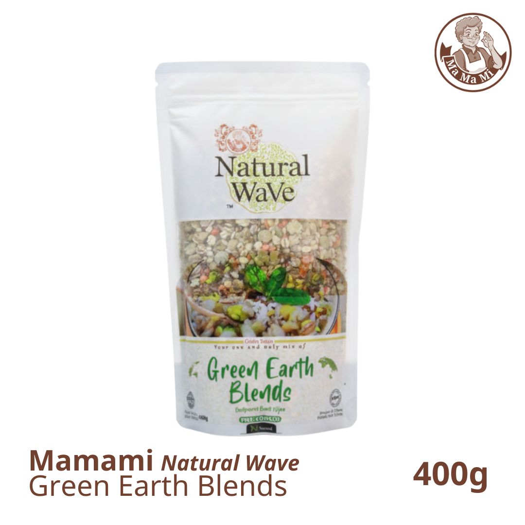 Mamami Natural Wave Green Earth Beans (400g)