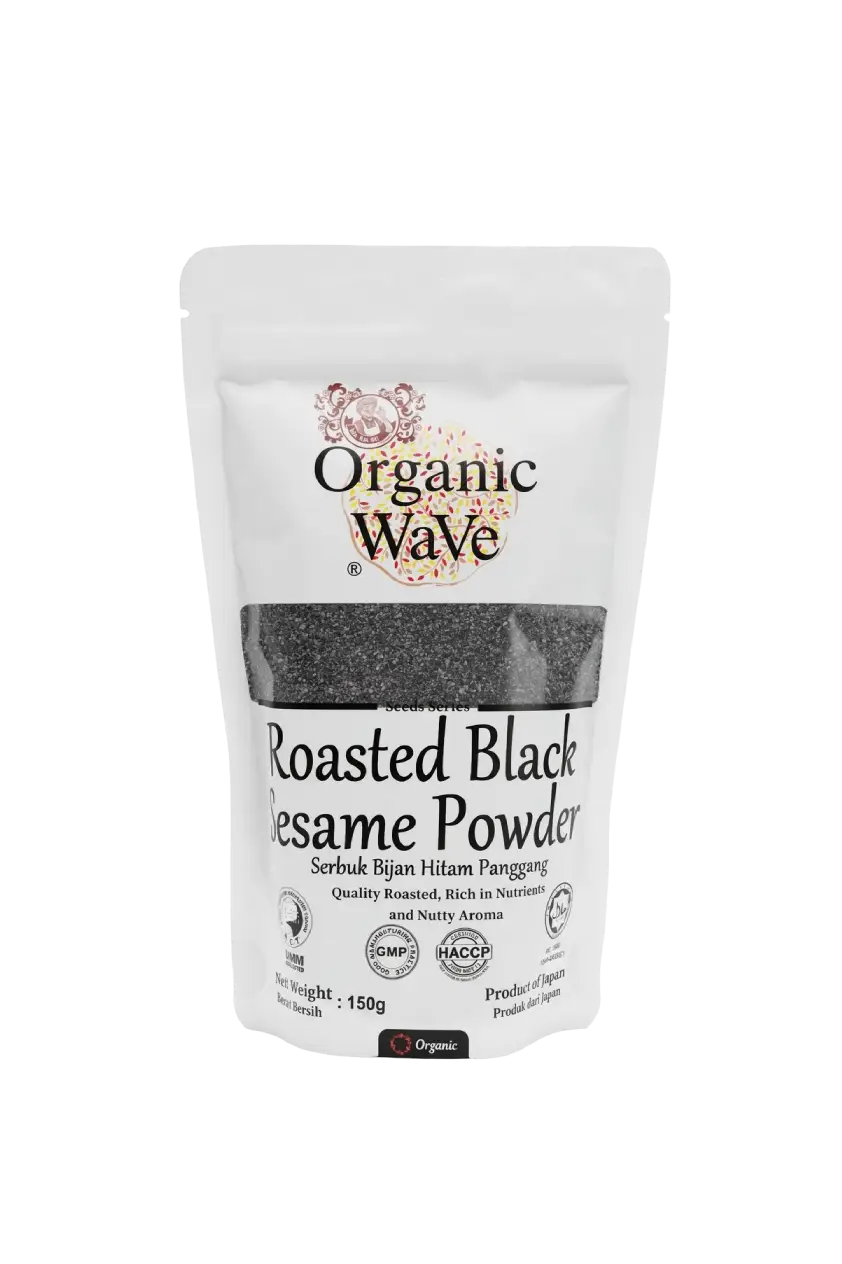 MAMAMI Organic Roasted Black Sesame Powder 150G