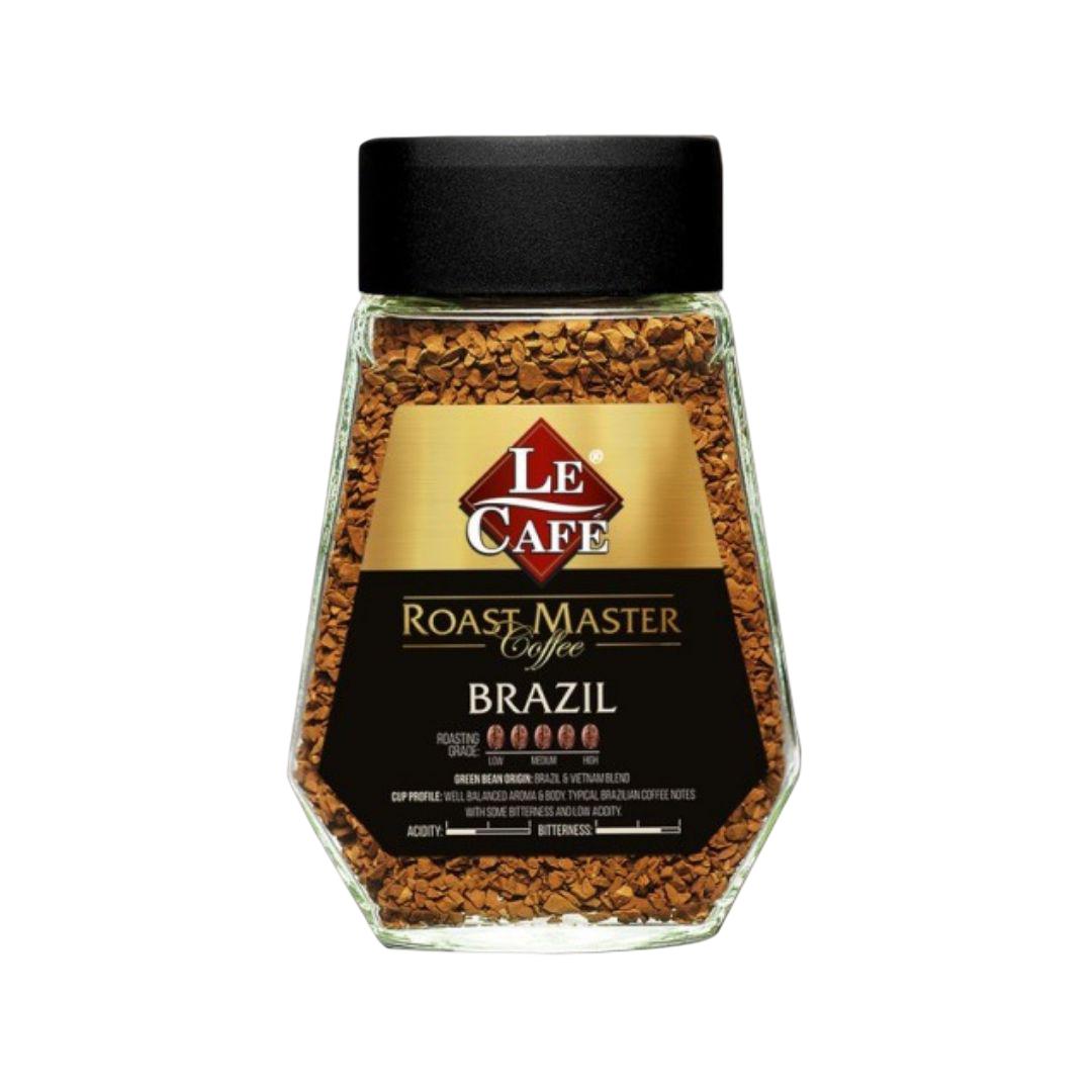 Le Café Roast Master Brazil Coffee | Balanced Aroma & Body | 100g / 200g