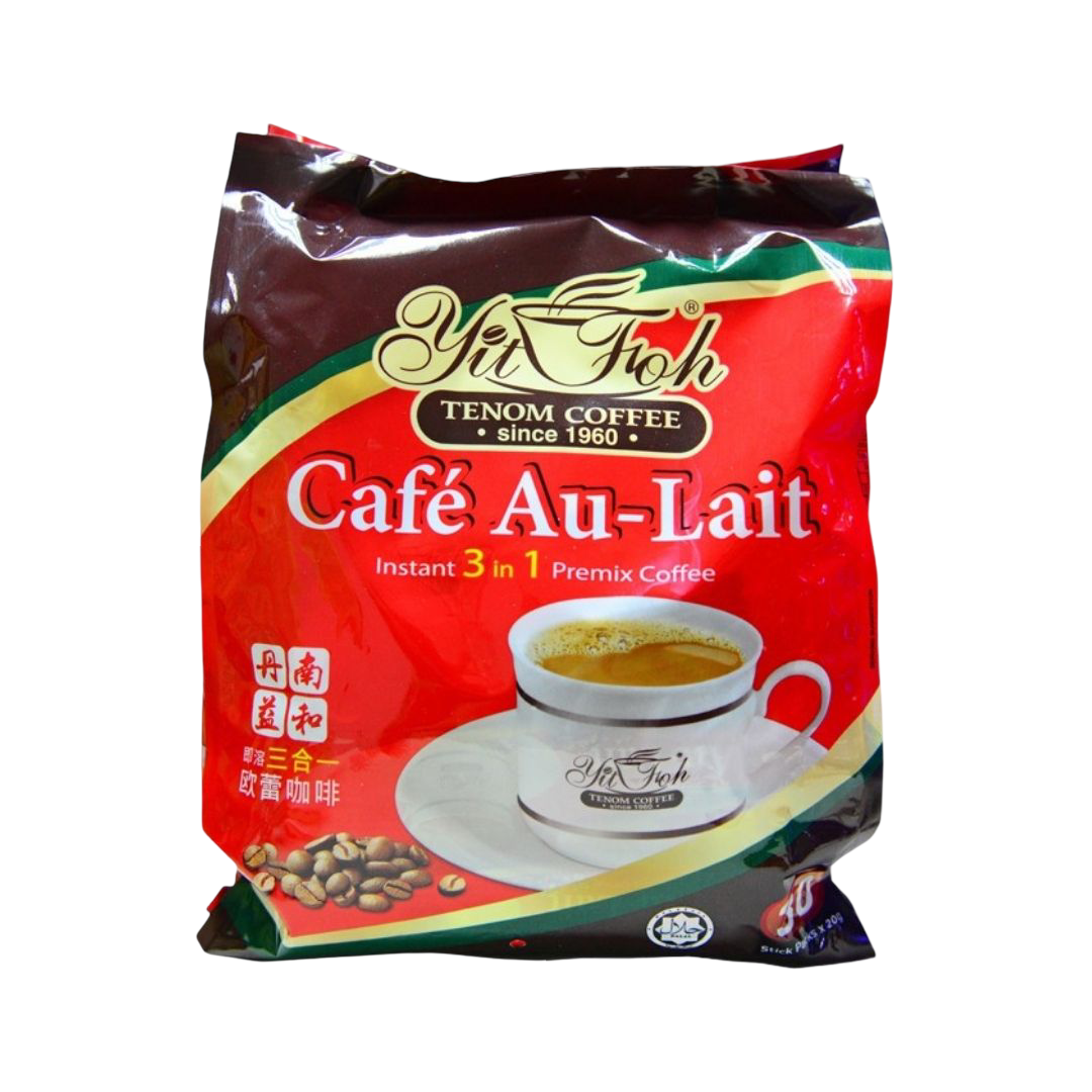 Yit Foh Café Au-Lait Premix 3in1 Coffee 30 x 20g | Tenom Coffee