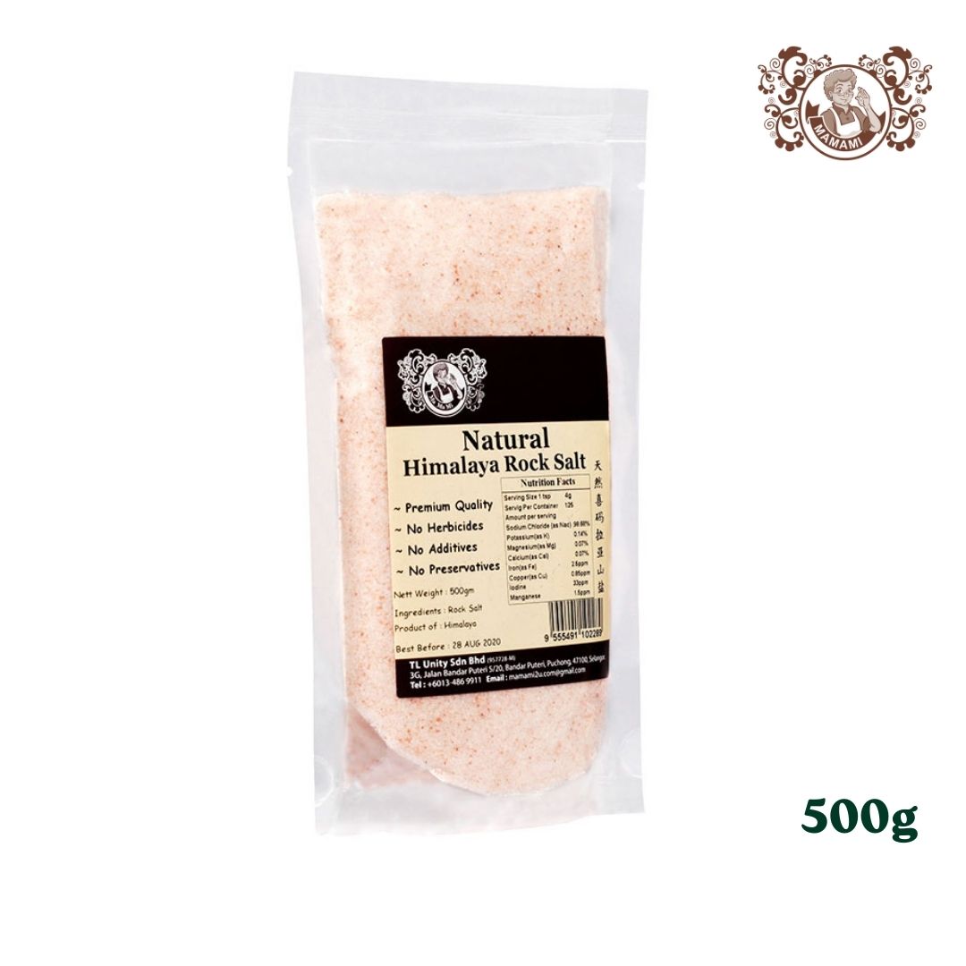 Mamami Natural Himalayan Rock Salt 500g