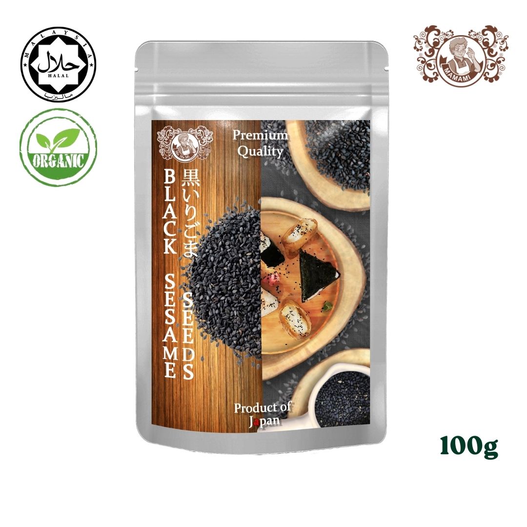 Mamami Premium Japanese Black Sesame Seeds (100g)