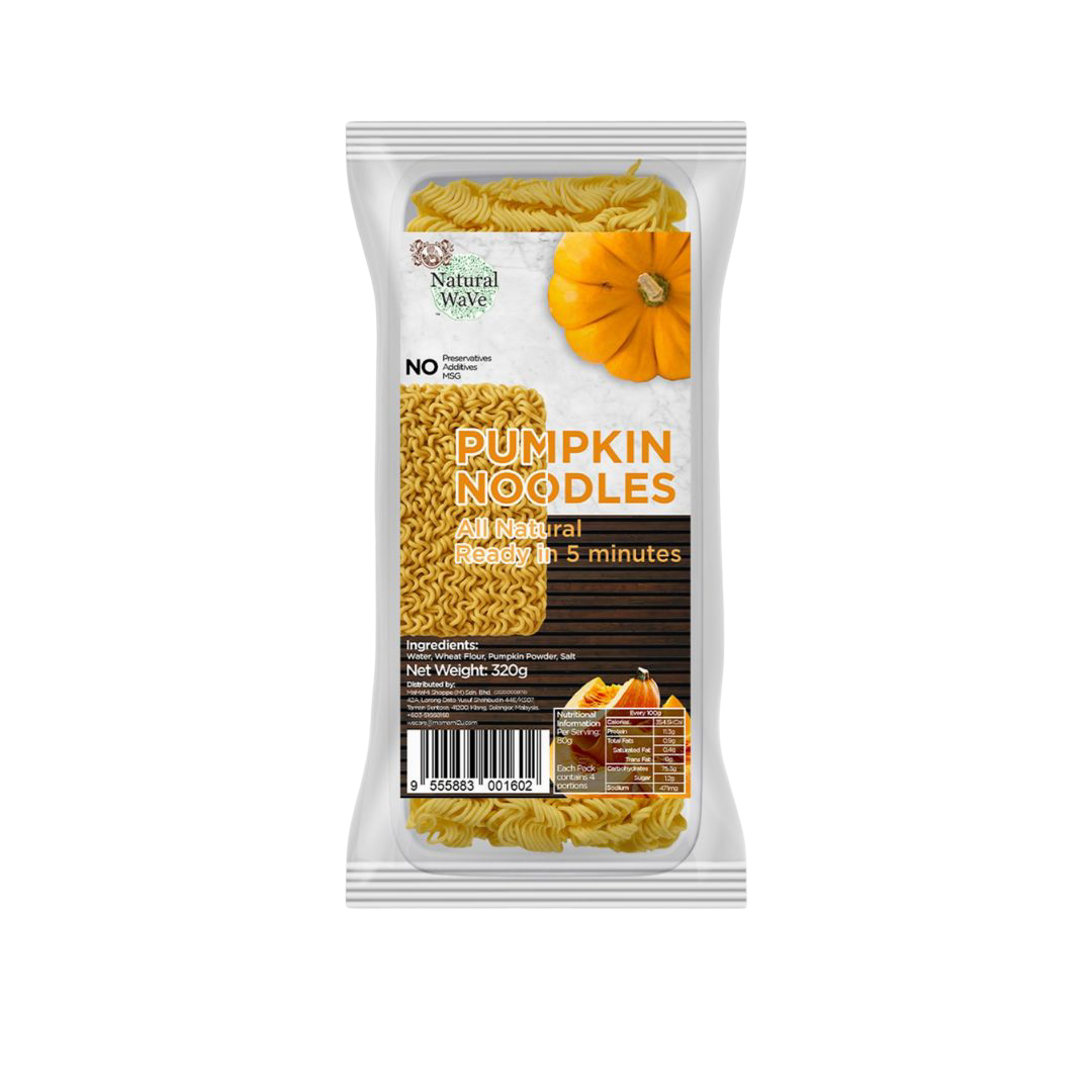 Mamami Natural Wave - Pumpkin Instant Noodles 320g
