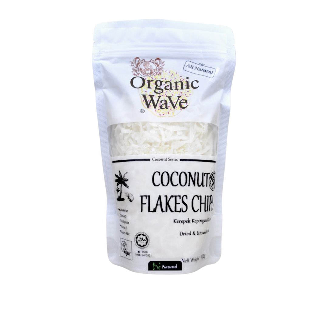 Mamami Organic Wave 椰子片 (100g)