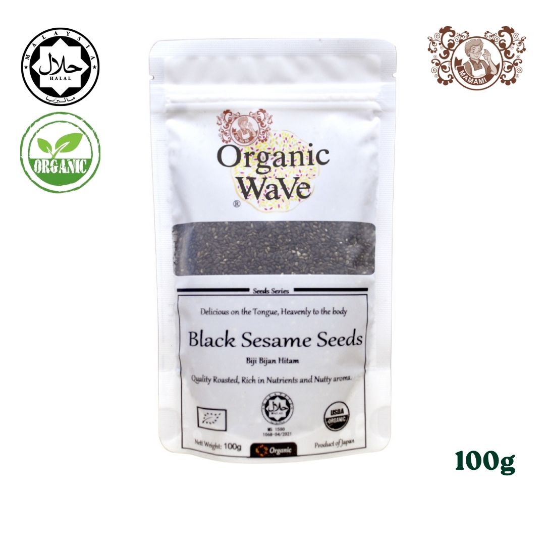 Mamami 有机波浪黑芝麻 (100g)