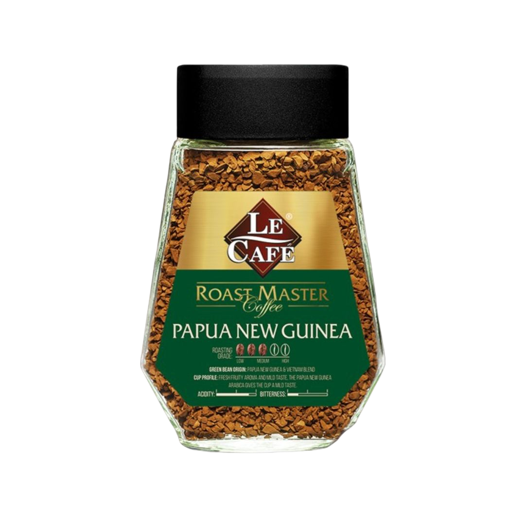 Le Café Roast Master Papua New Guinea Coffee 100g / 200g | Instant Coffee Granules