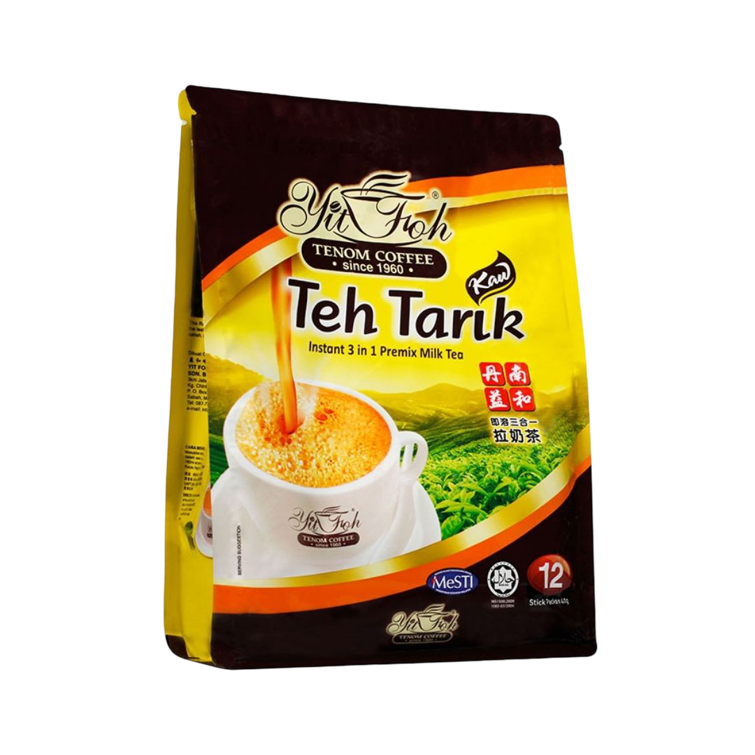 Yit Foh Teh Tarik Kaw 12 x 40g | Instant 3 in 1 Premix Milk Tea