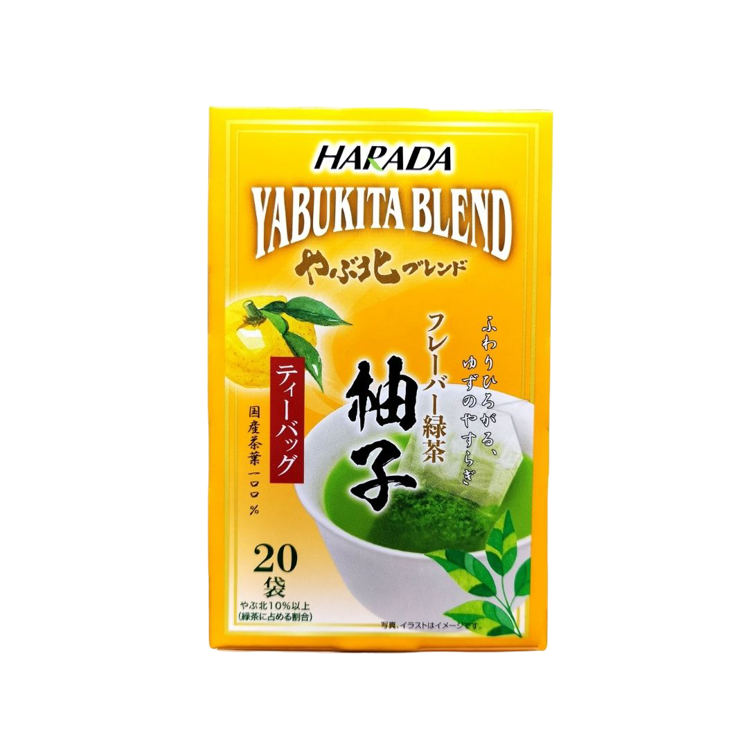 Harada Yabukita Blend Yuzu Green Tea 20 x 1.8g | Japanese Tea Bags
