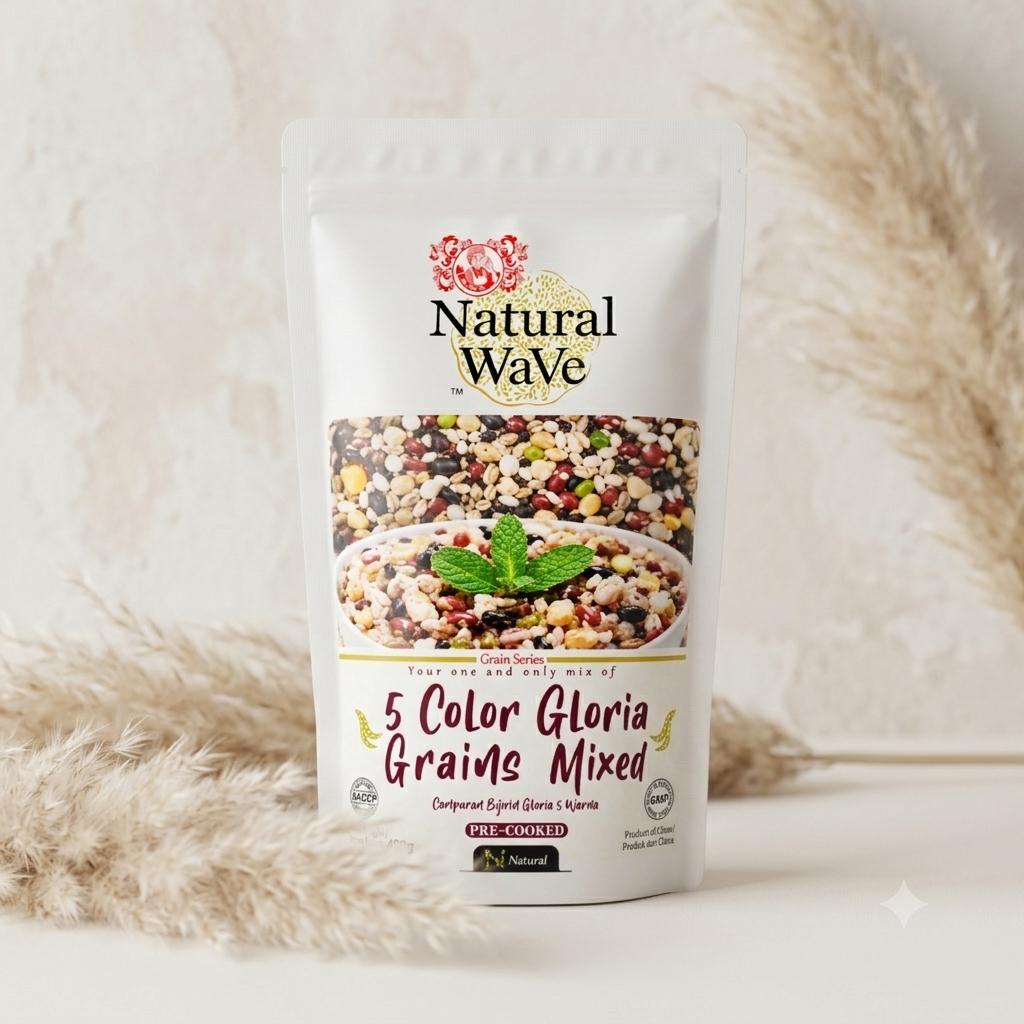Mamami Natural Wave 5 Colour Gloria Mixed Grains