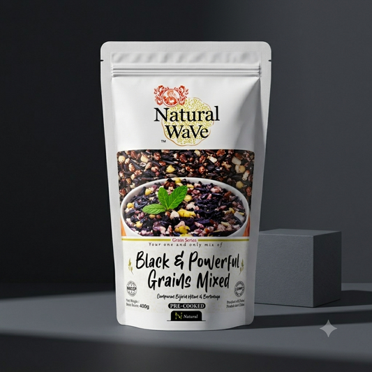 Mamami Natural Wave Black & Powerful Grains Mixed