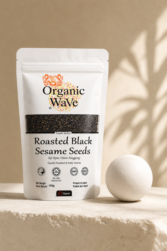 Organic Wave Roasted Black Sesame Seeds