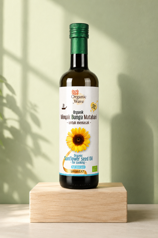 Organic Wave Organic Sunflower Seed Oil (DEO High Oleic Cooking)