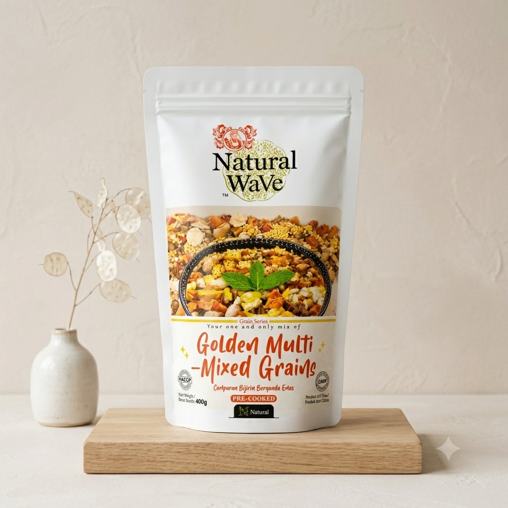 Mamami Natural Wave Golden Multi-Mixed Grains