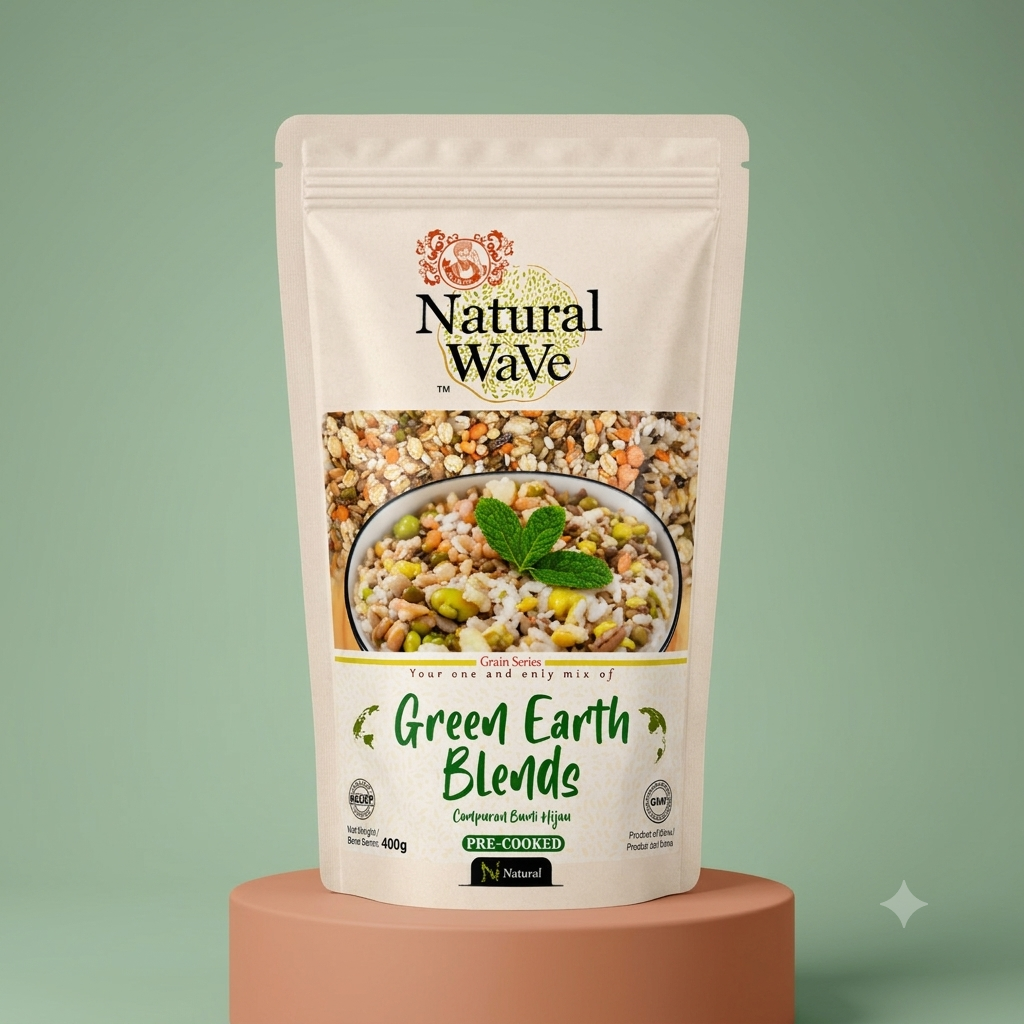Mamami Natural Wave Green Earth Beans
