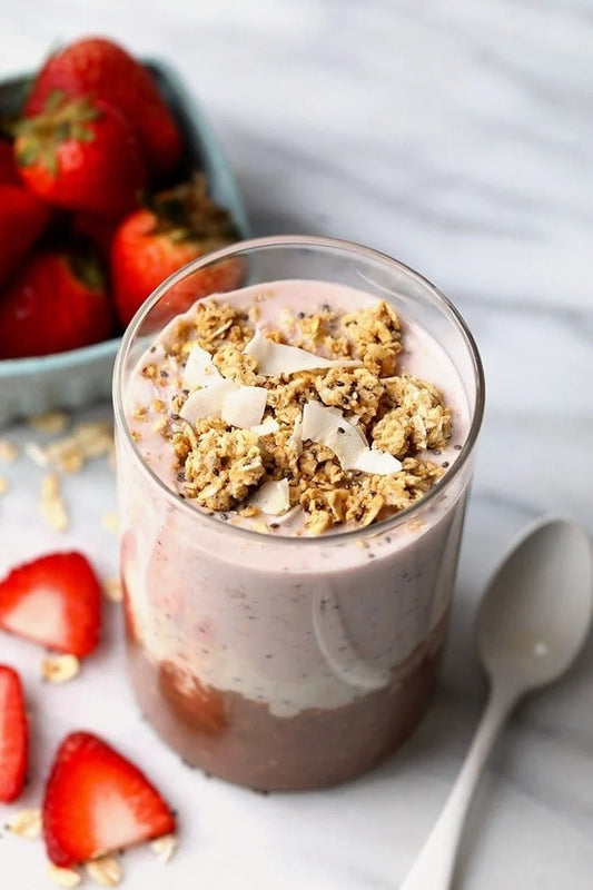 Neapolitan Overnight Oats
