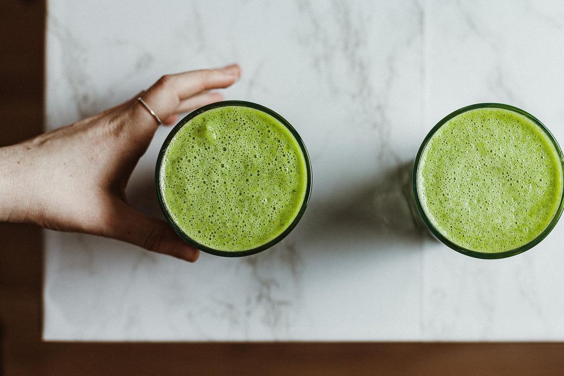 Vegan Green Milk with Chlorella Chikugo