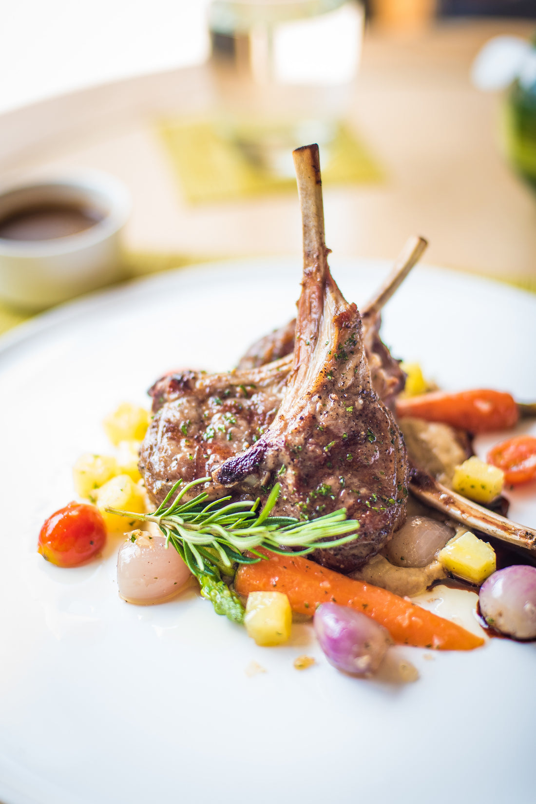 Lamb chops with balsamic vinegar of Modena
