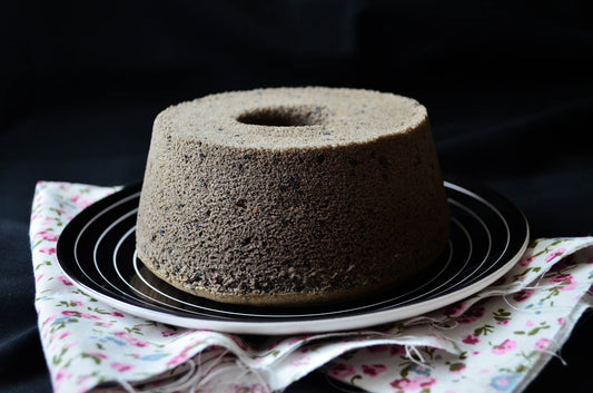 Japanese Black Sesame Chiffon Cake