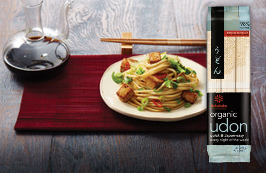 Tofu, chilli and Udon noodle stir-fry