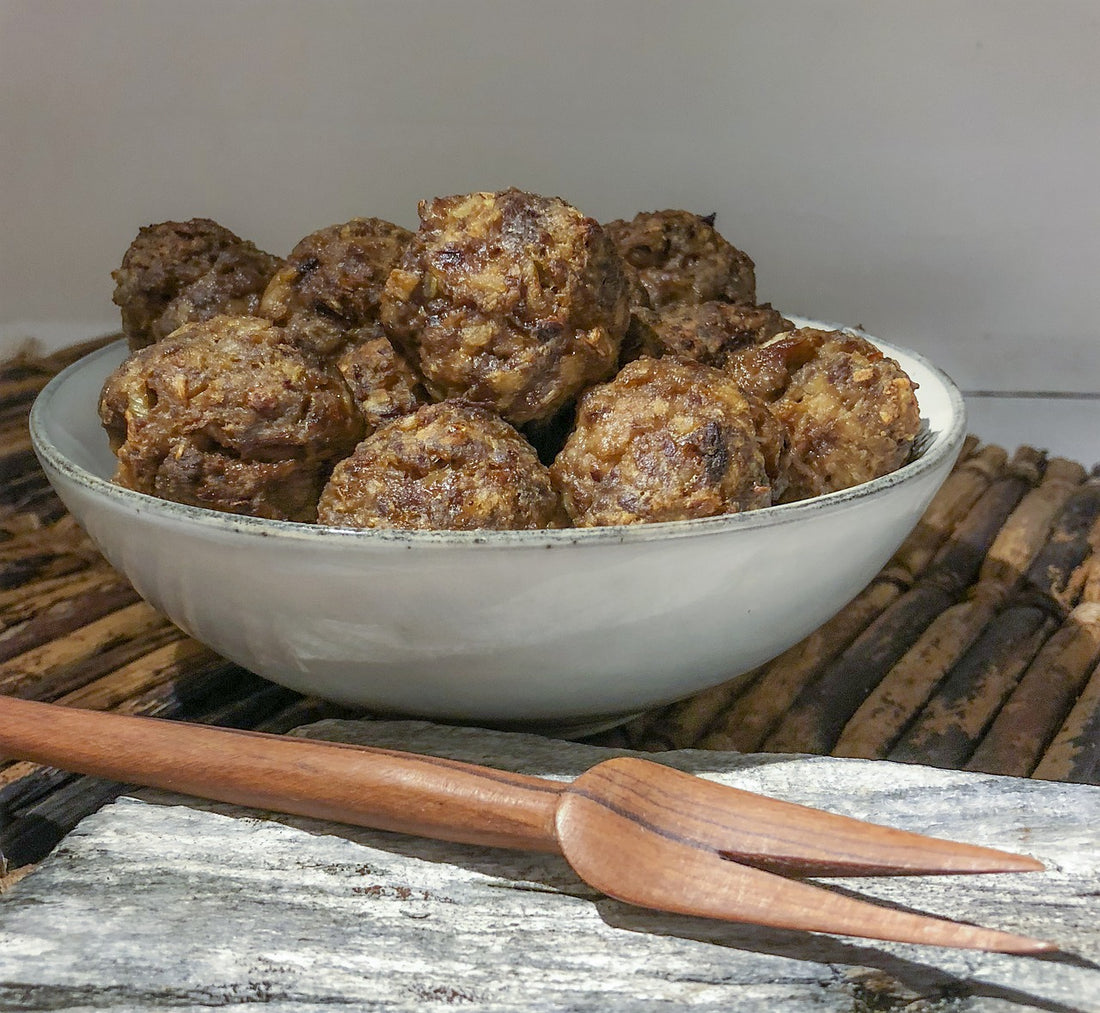 Meatballs with balsamic vinegar of Modena