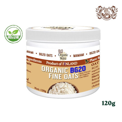 Mamami 有机 BG20 优质燕麦（β-葡聚糖 20）120g