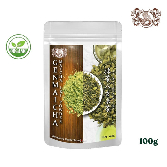 Mamami 日本玄米茶鸢尾抹茶粉