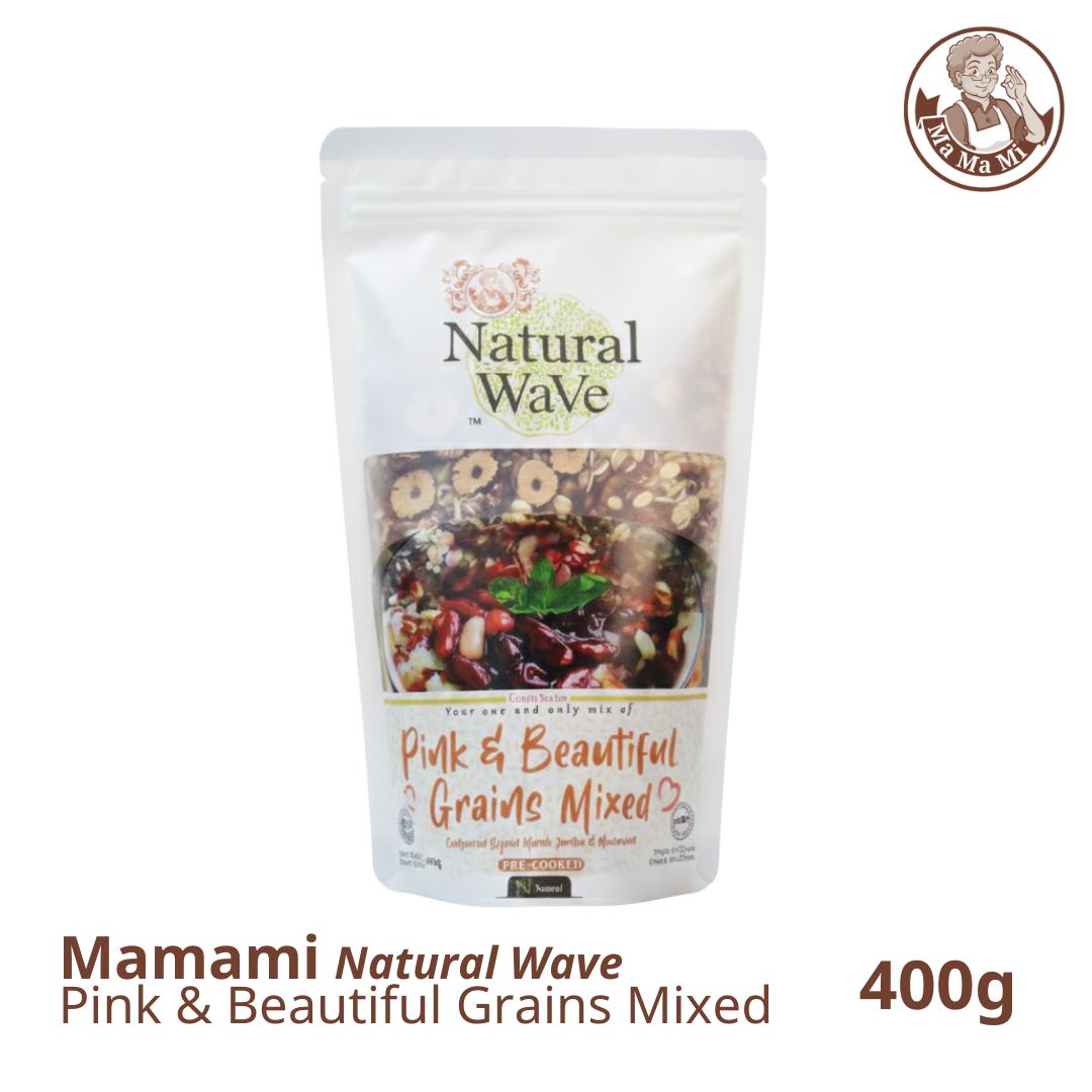 Mamami Natural Wave Pink & Beautiful Grains Mixed (400g)