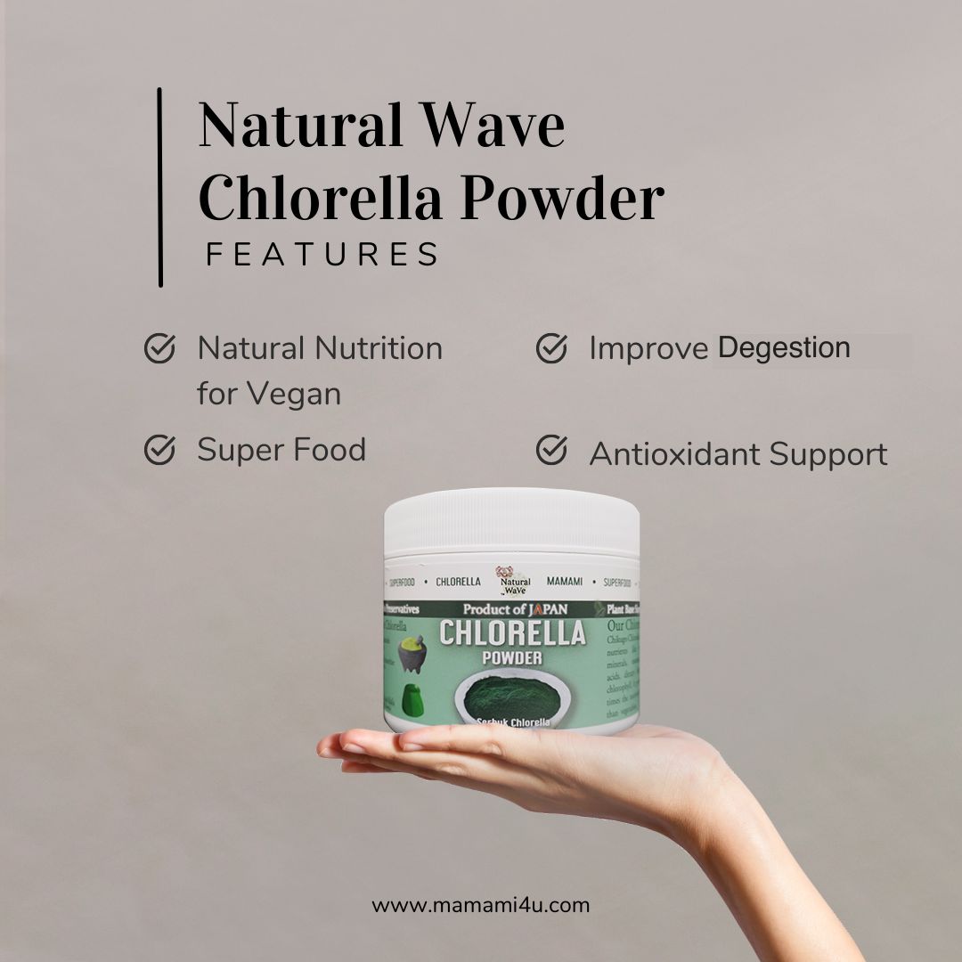 Mamami Natural Wave Chlorella Powder (500g)