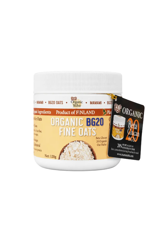Mamami 有机 BG20 优质燕麦（β-葡聚糖 20）120g