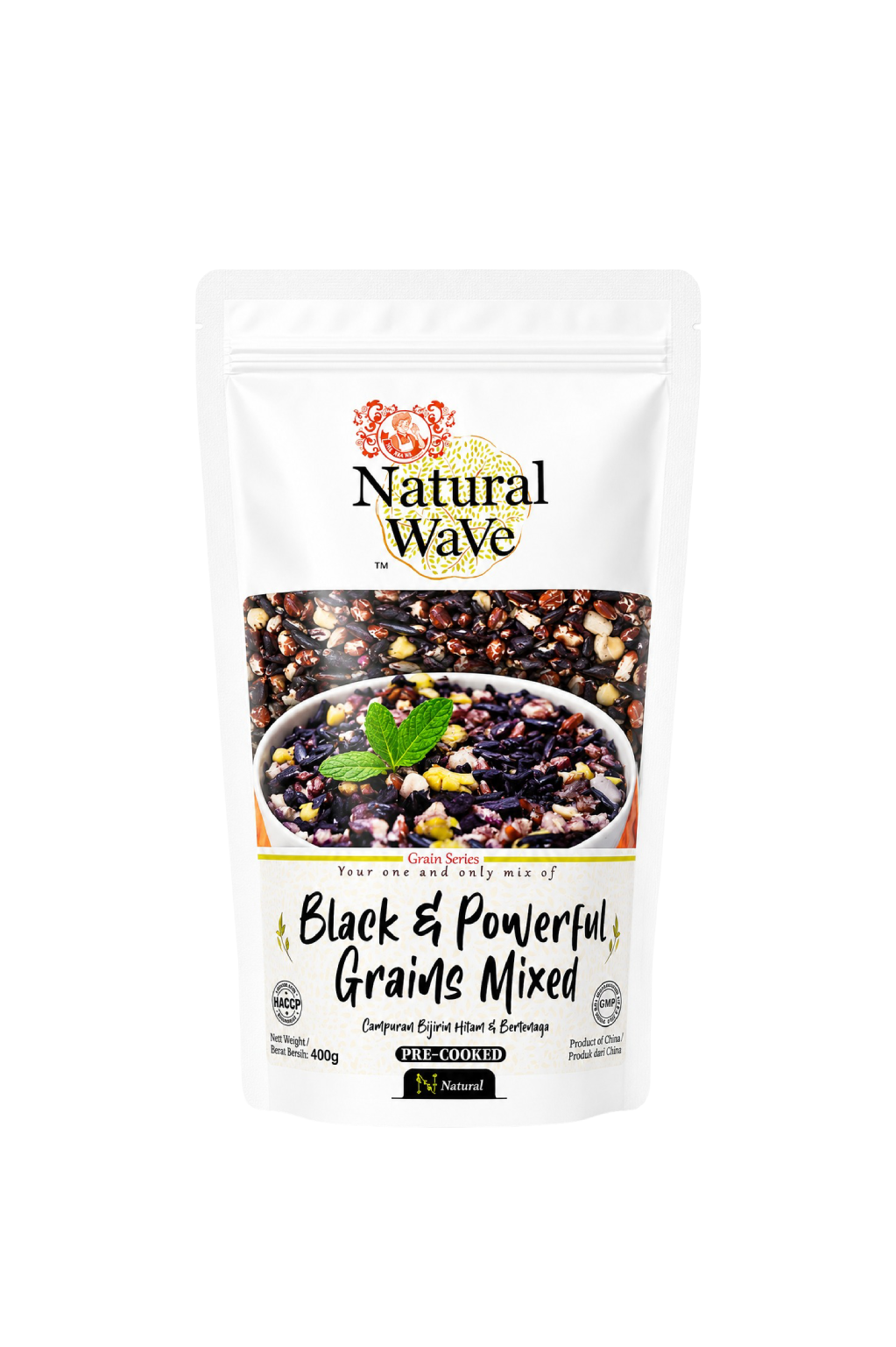 Mamami Natural Wave Black & Powerful Grains Mixed (400g)