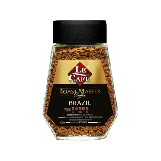 Le Café Roast Master Brazil Coffee | Balanced Aroma & Body | 100g / 200g