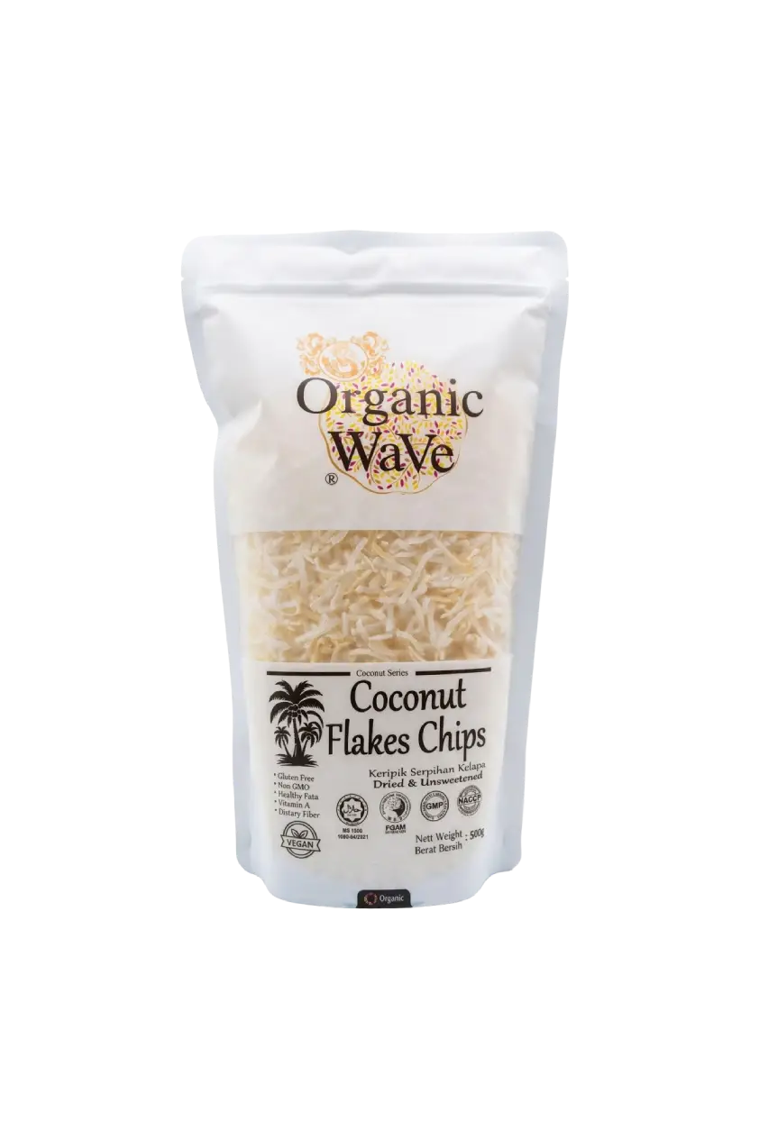 Mamami Organic Wave 椰子片 (500g)