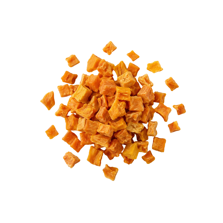 Diced pumpkin  