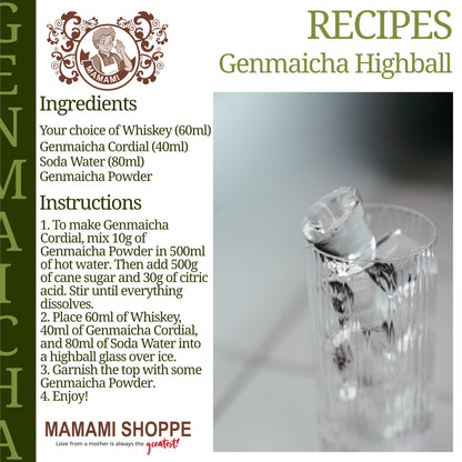 Mamami Japanese Genmaicha Iri Matcha Powder