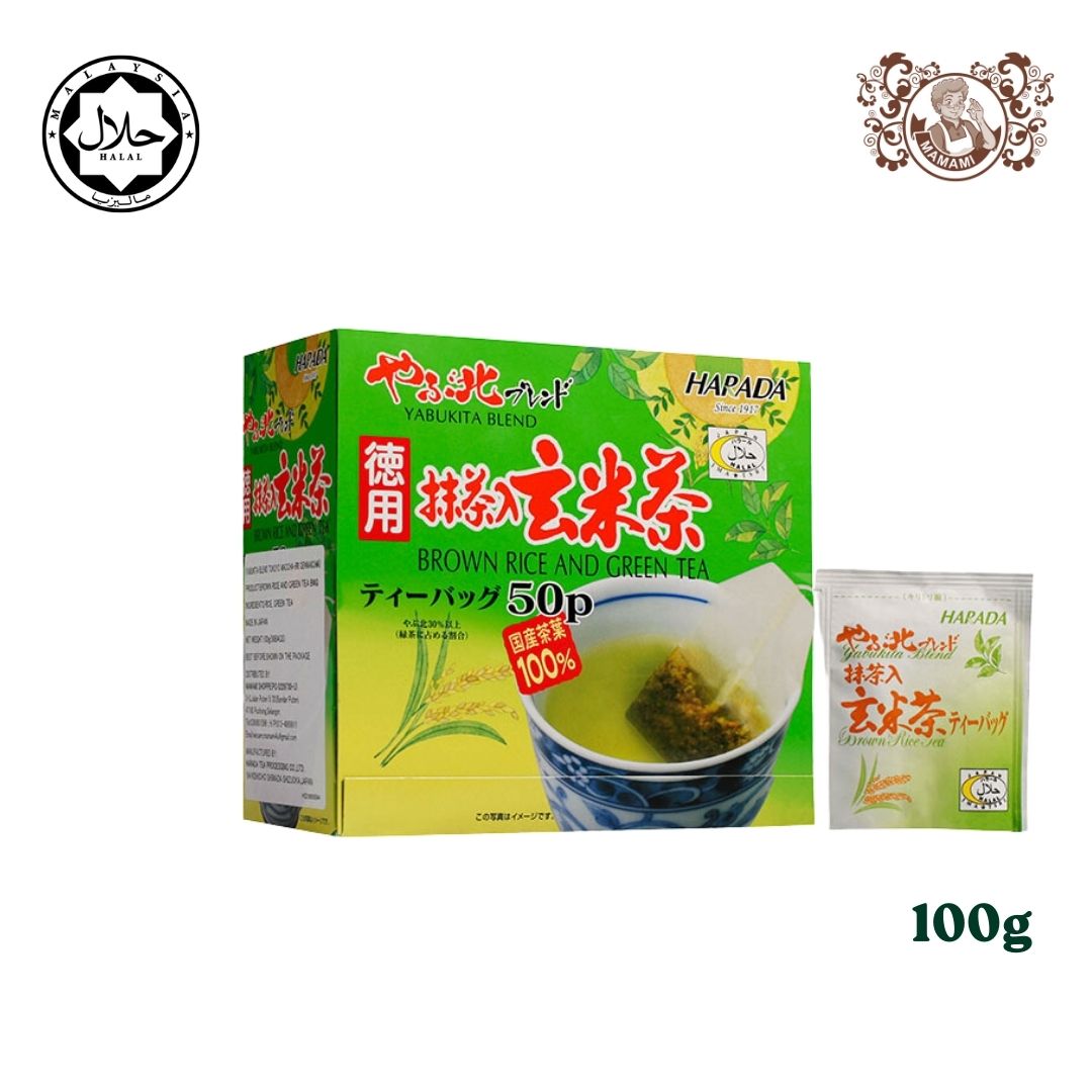 Harada Brown Rice and Green Tea (100g) 50s