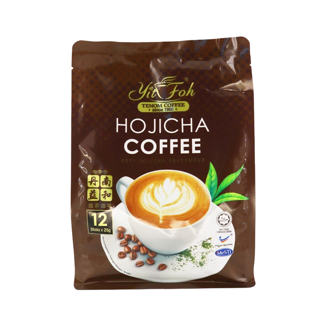 Yit Foh Hojicha Coffee 12 x 25g | Tenom Coffee Premix