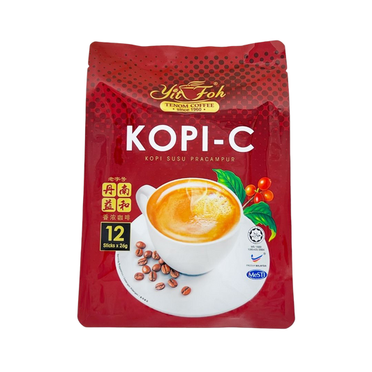 Yit Foh Kopi-C Coffee 12 x 26g | Tenom Coffee Premix