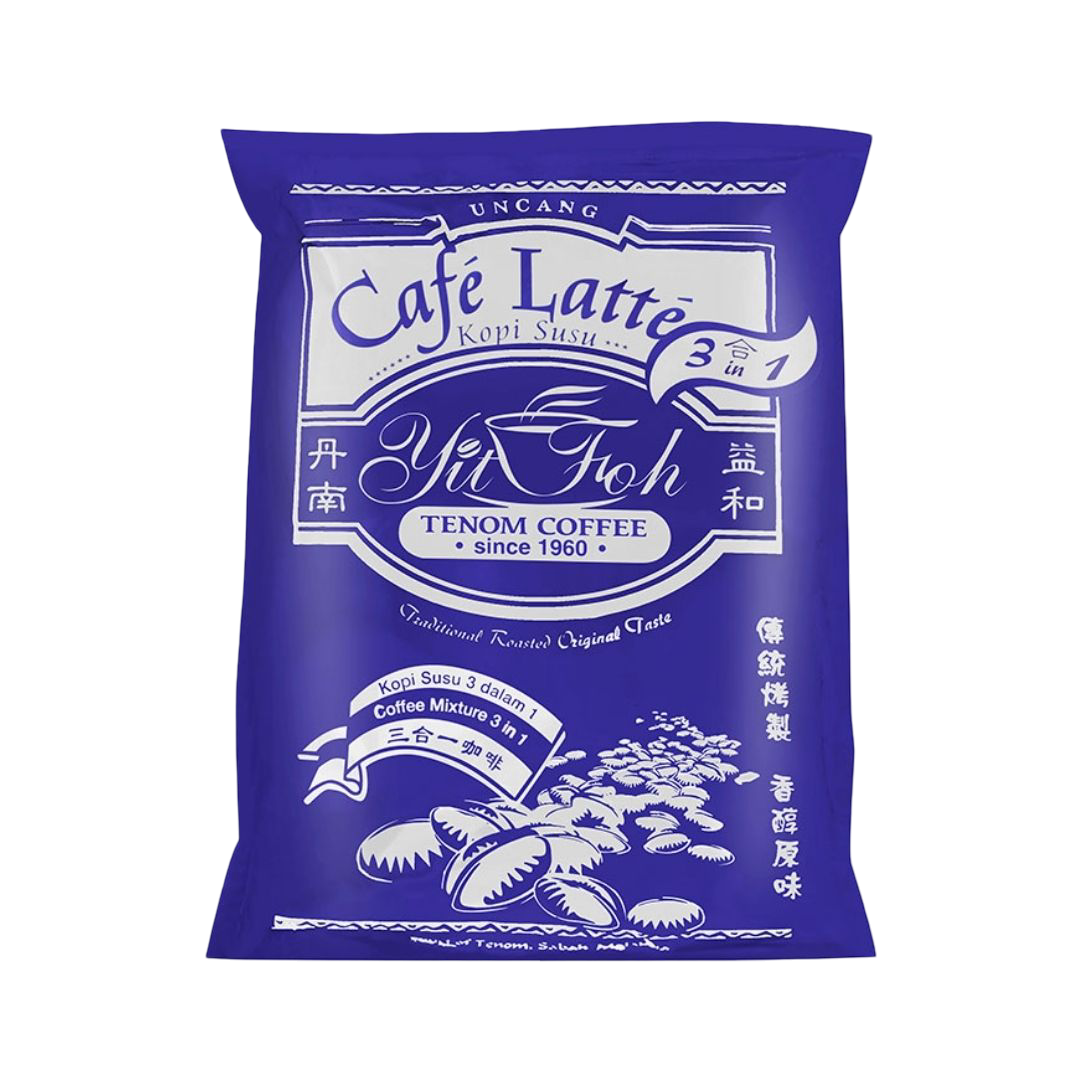 Yit Foh Café Latte 3 in 1 Coffee 10 x 35g | Tenom Coffee