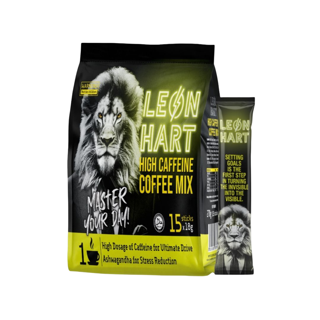 LeonHart High Caffeine Coffee Mix 15 x 18g | 3in1 Instant Coffee