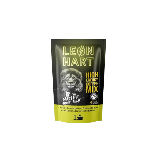LeonHart 3in1 High Caffeine Coffee Mix 3 x 18g | Instant Coffee Sachets