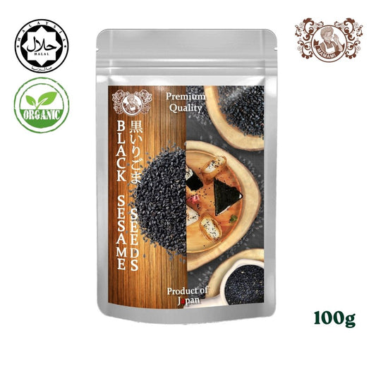 Mamami Premium Japanese Black Sesame Seeds (100g)