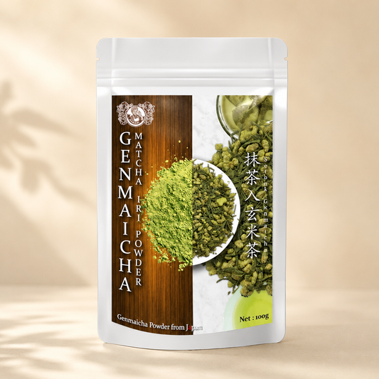 Mamami 日本玄米茶鸢尾抹茶粉