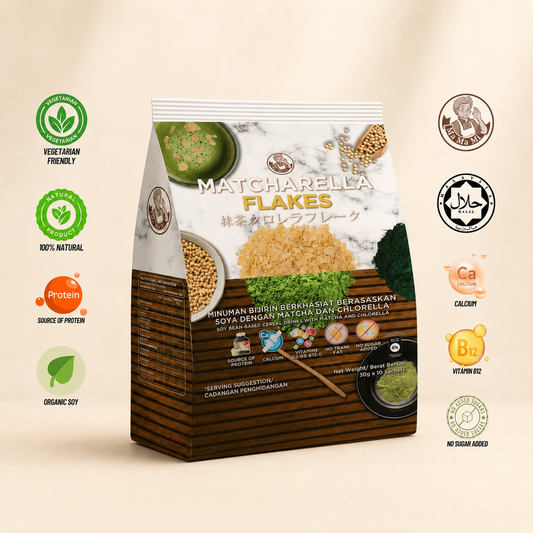 Mamami Matcharella Flakes (30g x 10)