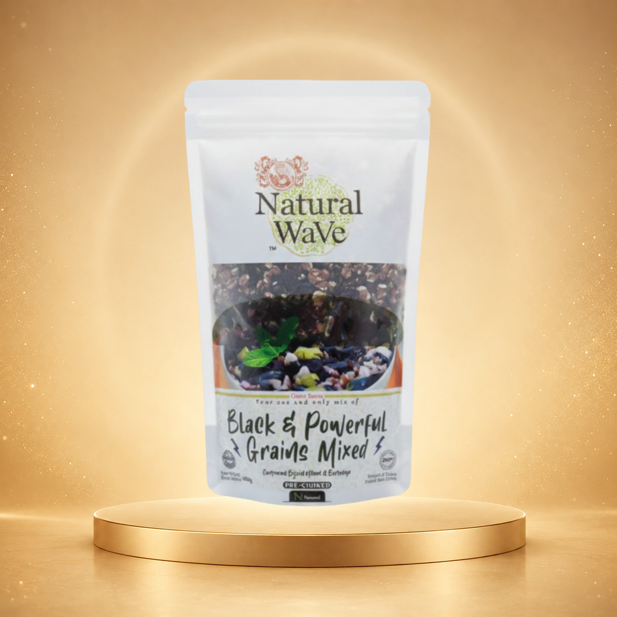 Mamami Natural Wave Black & Powerful Grains Mixed (400g)