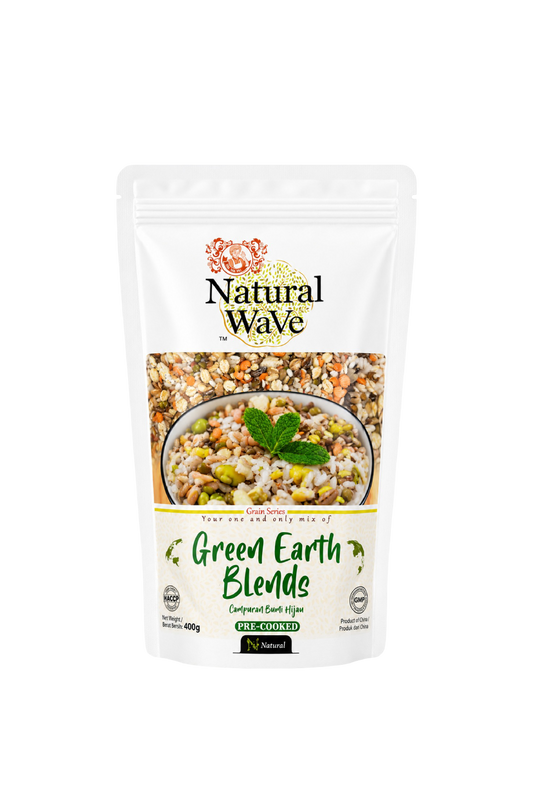Mamami Natural Wave Green Earth Beans (400g)