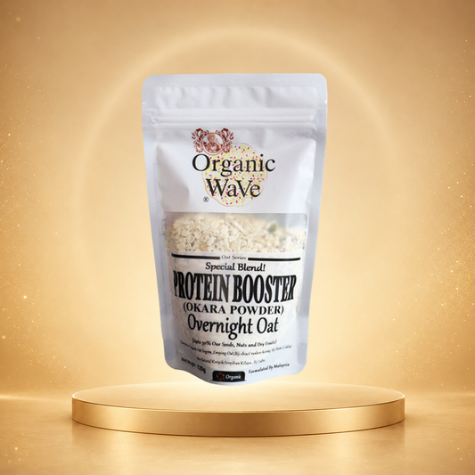 Mamami Organic Wave Overnight Oats Protein Booster ( Okara Powder - Special Blend ) 120g
