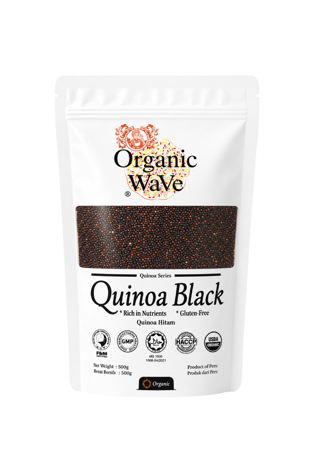 Mamami Organic Wave Quinoa Black (500g)