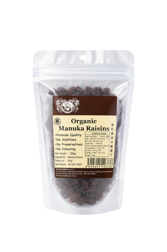 Mamami Organic Manuka Raisin (200g)