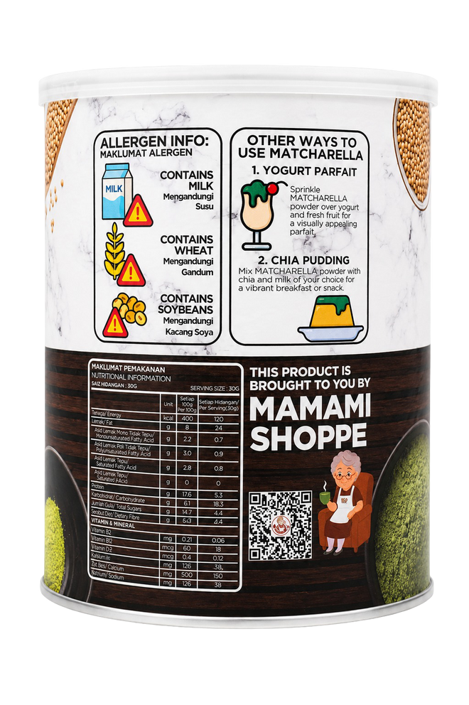 Mamami Matcharella Canister 30g x 10