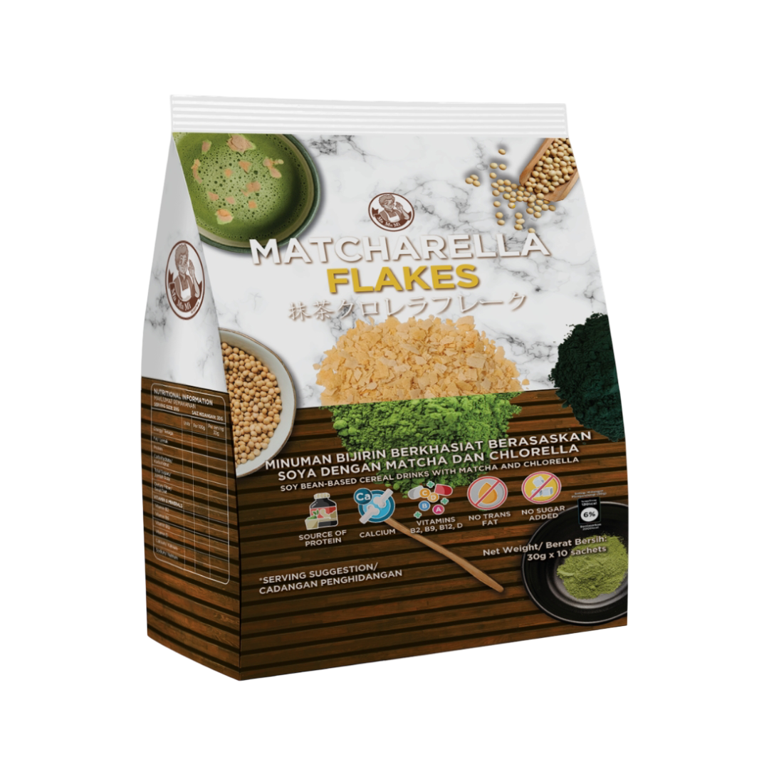 Mamami Matcharella Flakes (30g x 10)